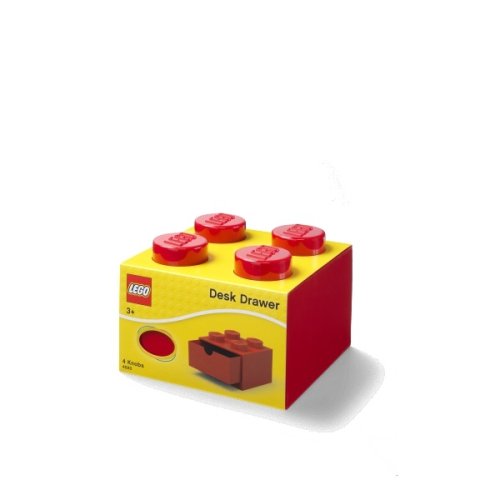 LEGO® tafelbox 4 met lade - rood