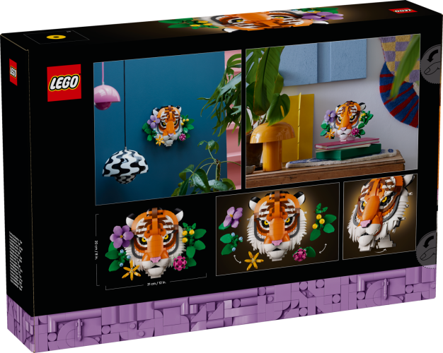 LEGO Art 31217 Kolekce zvířat Tygr