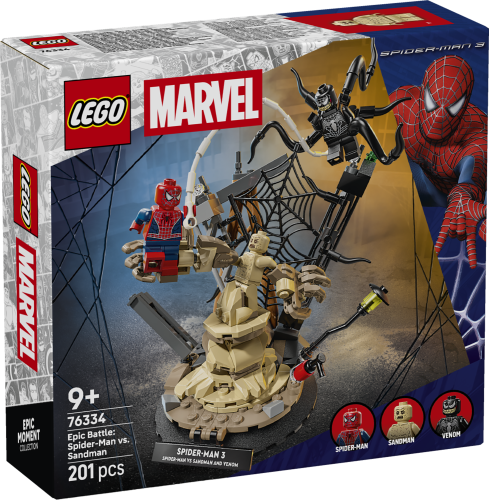 LEGO® | Marvel 76334 Epický súboj: Spider-Man vs. Sandman