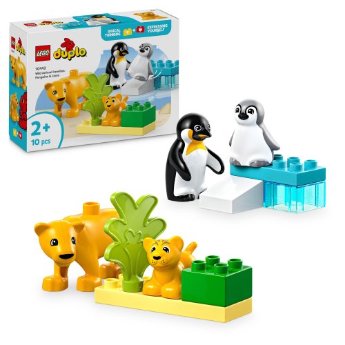 LEGO® DUPLO® 10442 Famiglie di animali: pinguini e leoni