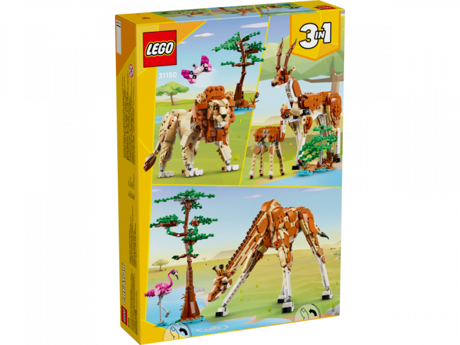 LEGO® Creator 3 w 1 31150 Dzikie zwierzęta z safari