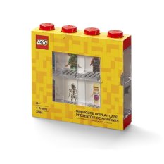 LEGO® collectible box for 8 minifigures - red