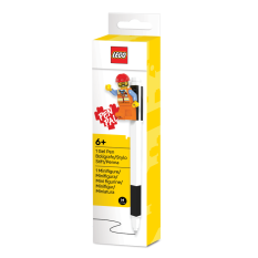 LEGO Gelové pero s minifigurkou, černé