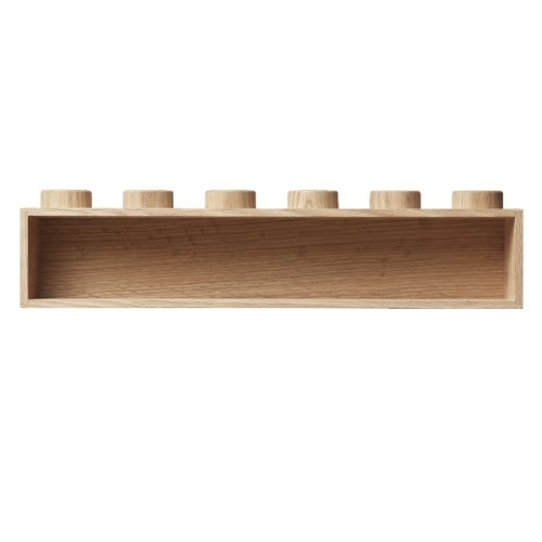 LEGO® drewniany stojak na książki (dąb - impregnowany mydłem)