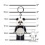 LEGO® Minifigures Panda Leuchtfigur (HT)