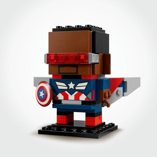 LEGO® BrickHeadz 40668 Personaggi di Captain America e Hulk Rosso
