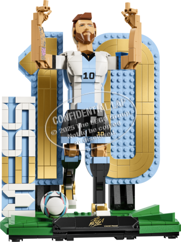 LEGO® LEGO® Editions 43015 Lionel Messi – Fußballlegende
