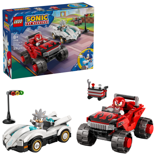 LEGO® Sonic the Hedgehog™ 77118 Silvers auto vs. Knuckles' monstertruck