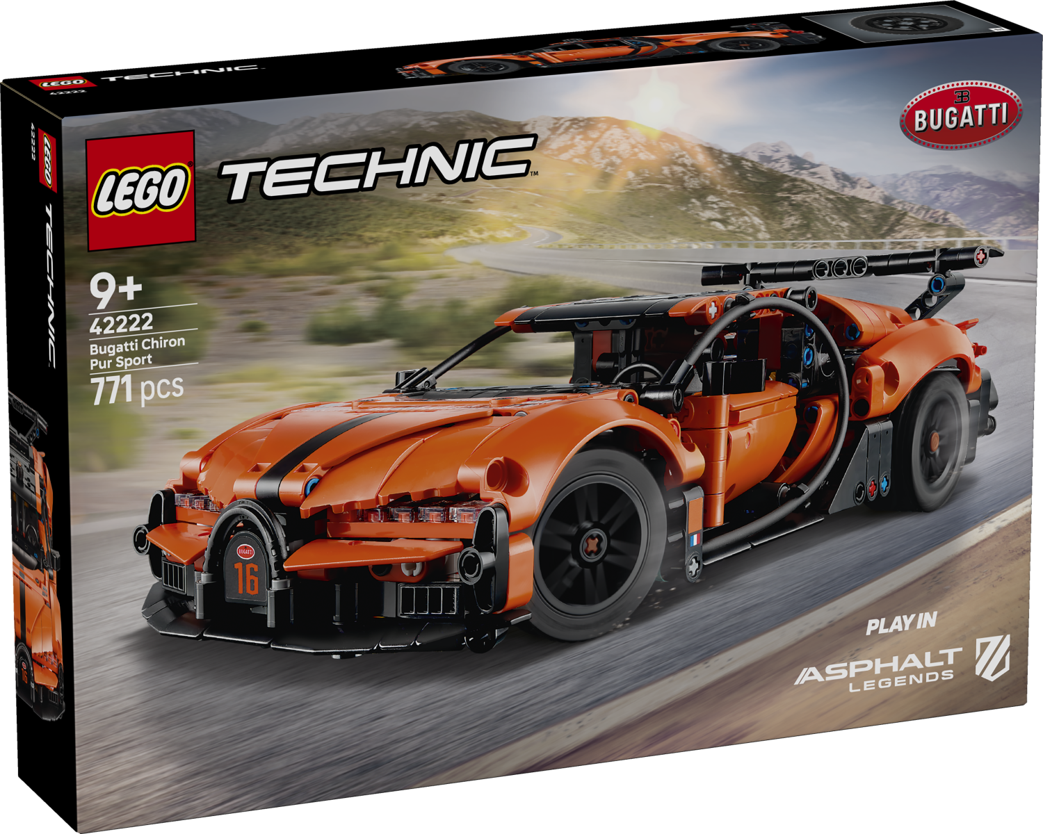 LEGO® Technic 42222 Bugatti Chiron Pur Sport ハイパーカー