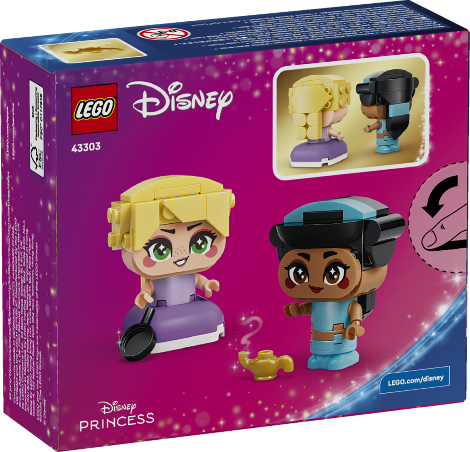 LEGO® Disney TM 43303 ジャスミンとラプンツェル＜ミニ＞ | KITSTORE.cz