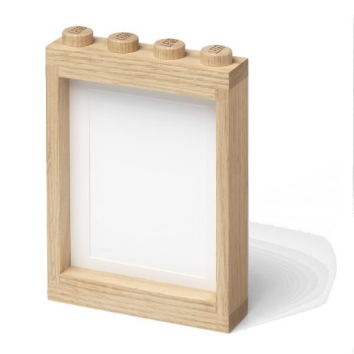 LEGO® Bilderrahmen aus Holz (Eiche - seifenbehandelt)