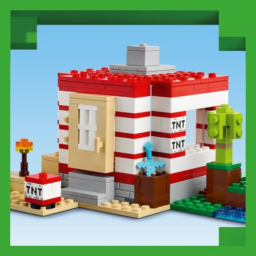 LEGO® Minecraft 21275 La maison en TNT de la jungle