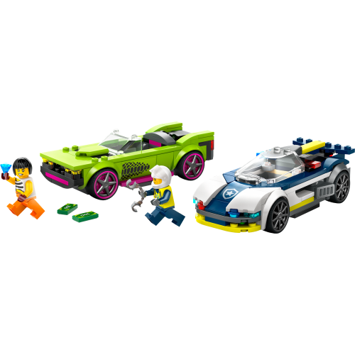 LEGO® City 60415 La course-poursuite entre la voiture de police et la super voiture
