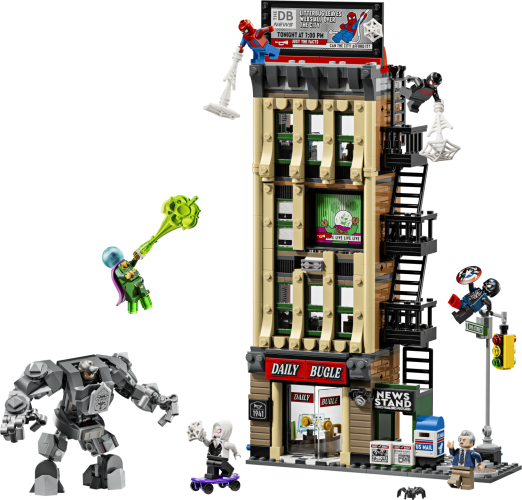 LEGO® Super Heroes 76342 Spider-Man contra Mysterio: O Daily Bugle