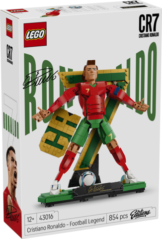 LEGO® LEGO® Editions 43016 Cristiano Ronaldo – Fußballlegende