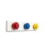 LEGO® cabide de parede - vermelho, azul, amarelo