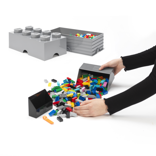 LEGO® Jeu de pelle à briques - gris/noir, lot de 2