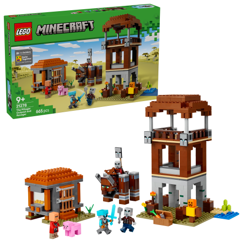 LEGO Minecraft 21278 Základna plenitelů a Ničitel