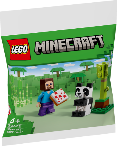 LEGO® Minecraft 30672 Steve mit Baby-Panda