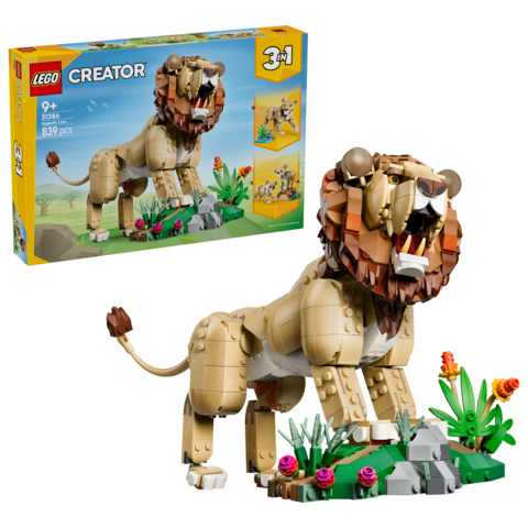 LEGO® Creator 31386 Wilde Tiere: Majestätischer Löwe