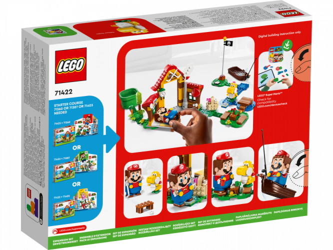 LEGO® Super Mario™ 71422 Ensemble d’extension Pique-nique chez Mario