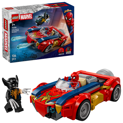 LEGO® | Marvel 76336 Pókember a venomizált Farkas ellen