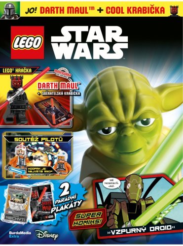 KOMIKS LEGO® Star Wars™ 08/2025 - Minifigurka Darth Maul™ + sběratelská krabička