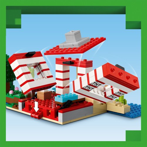 LEGO® Minecraft 21275 La maison en TNT de la jungle