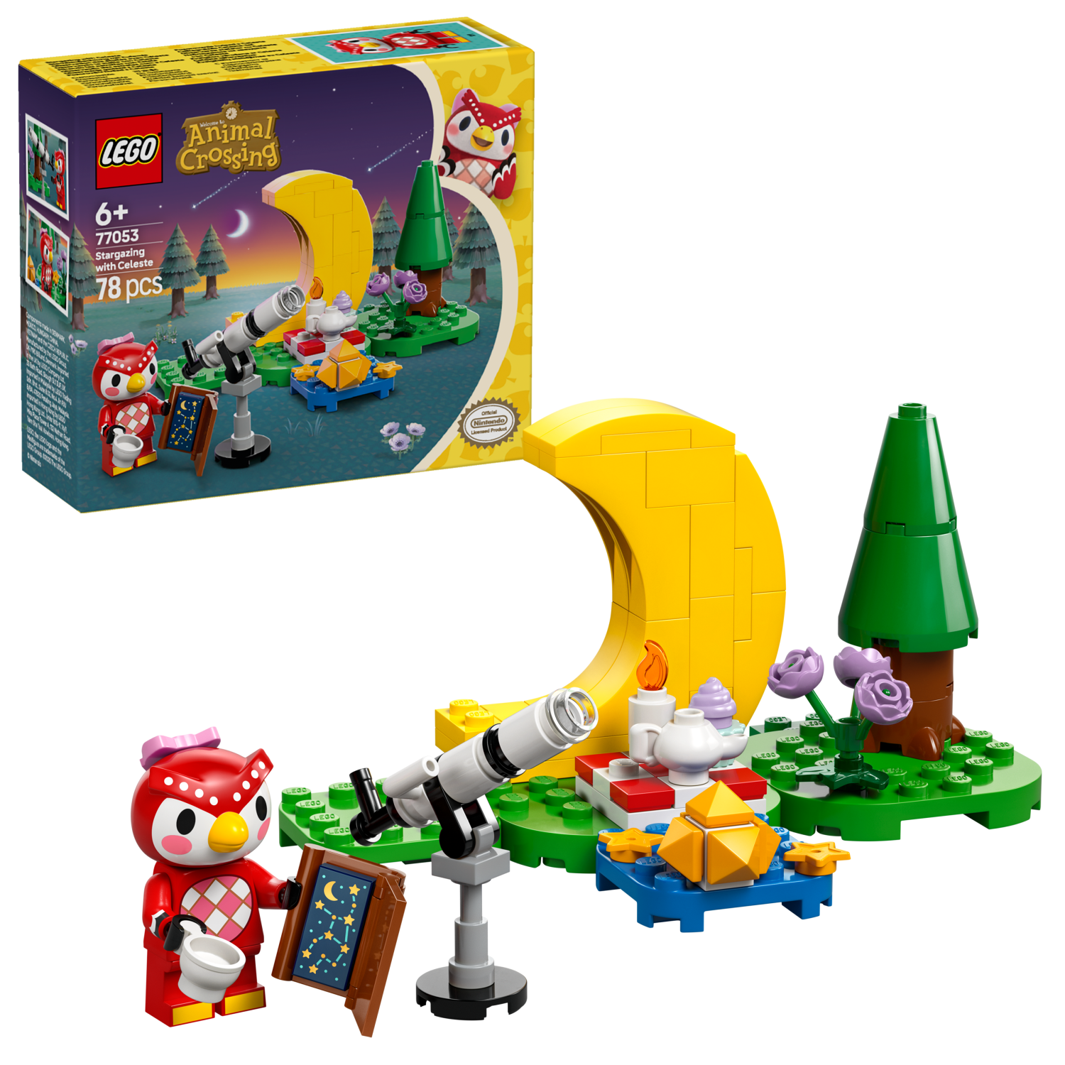 LEGO® Animal Crossing™ 77053 Stargazing with Celeste