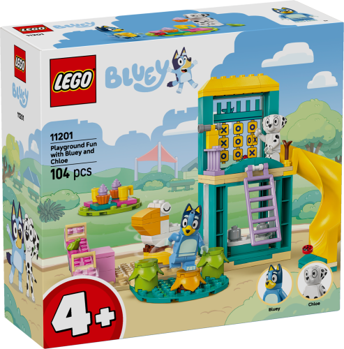 LEGO® Bluey 11201 Bluey, Chloe a zábava na hřišti