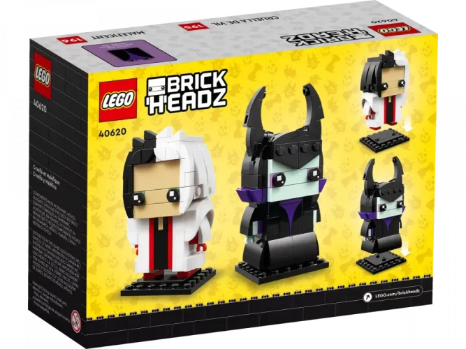 LEGO® BrickHeadz 40620 Cruella & Maleficent