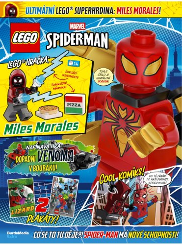 KOMIKS LEGO® MARVEL AVENGERS 05/2025 - Minifigurka Miles Morales