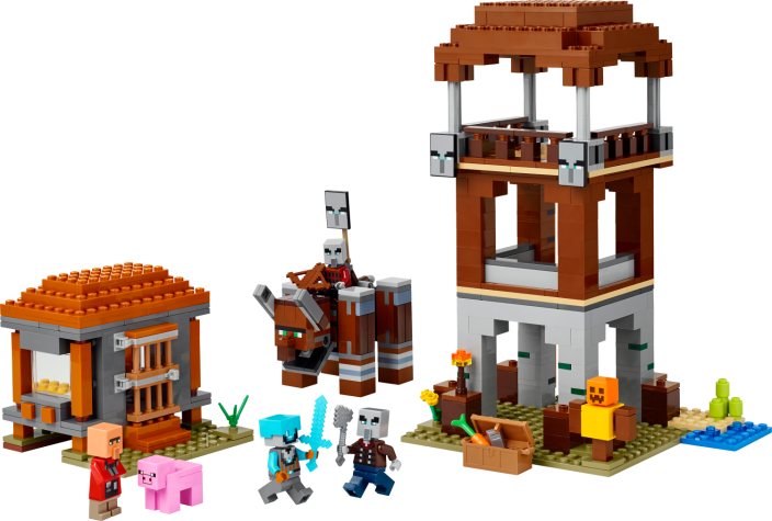 LEGO Minecraft 21278 Základna plenitelů a Ničitel