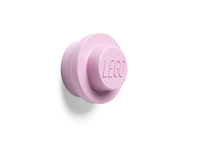 LEGO® appendiabiti da parete, 3 pezzi - bianco, azzurro, rosa