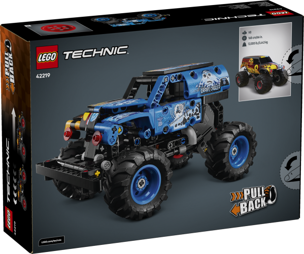 LEGO® Technic 42219 Monster Jam™ Grave Digger™ Feuer und Eis