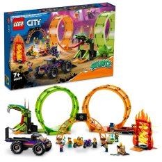 LEGO® City 60339 Kaszkadőr aréna dupla hurokkal