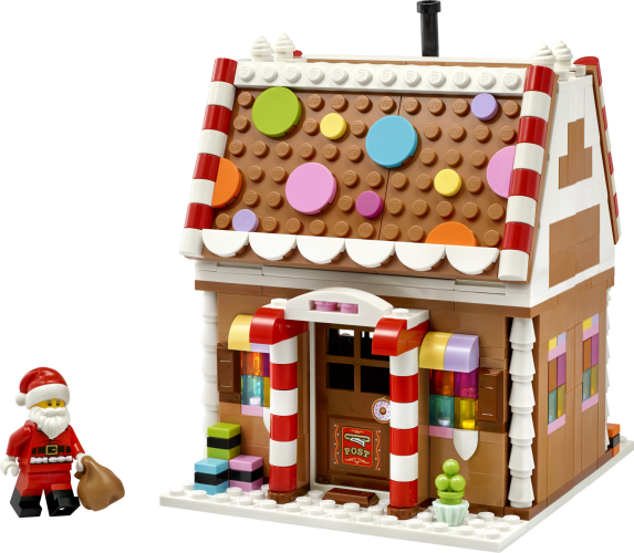 LEGO® Iconic 40809 Weihnachtliches Lebkuchenhaus