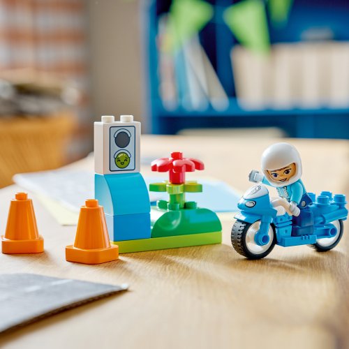 LEGO® DUPLO Town 10471 Blaues Polizeimotorrad