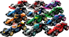 LEGO® Minifiguren 71049 F1® raceauto's - 12 pcs