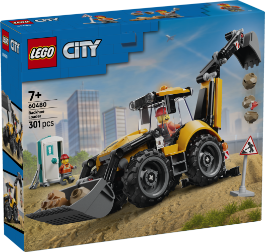 LEGO® City 60480 Gelber Baggerlader