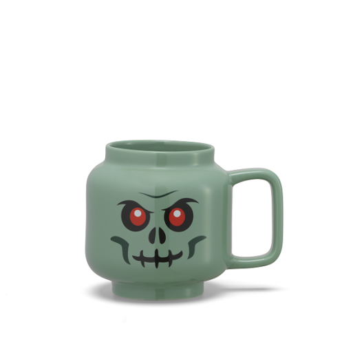 LEGO® kerámia bögre 530 ml - csontváz - zöld