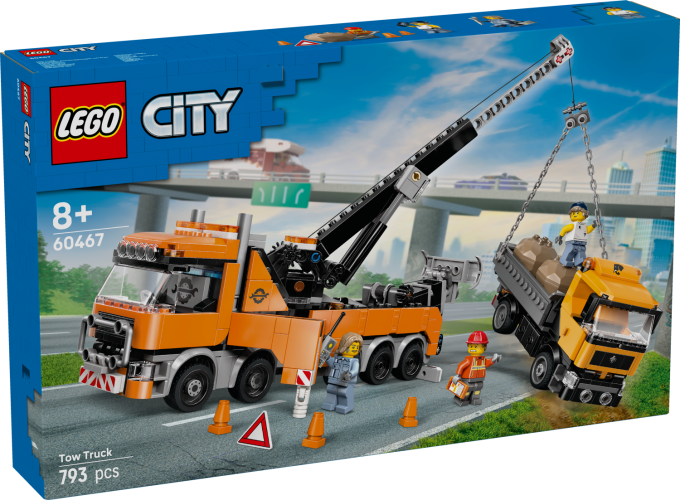 LEGO® City 60467 Schwerlast-Abschleppwagen mit Kran