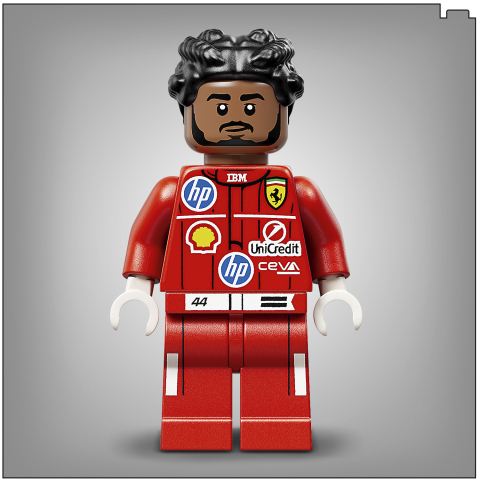 LEGO® Editions 43022 Prilba Lewis Hamilton zo Scuderia Ferrari HP