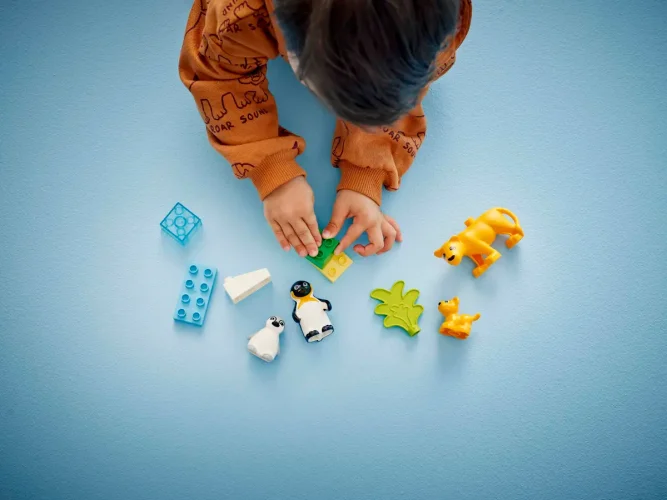 LEGO® DUPLO® 10442 Famiglie di animali: pinguini e leoni
