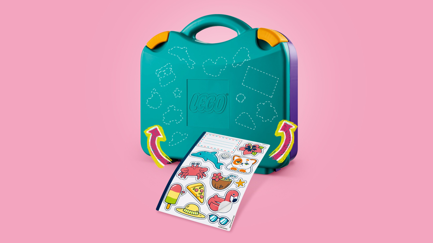 LEGO® Friends 42672 Valiză creativă de plajă și călătorie