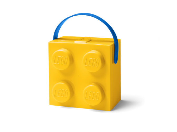 LEGO® box s rukoväťou - žltá