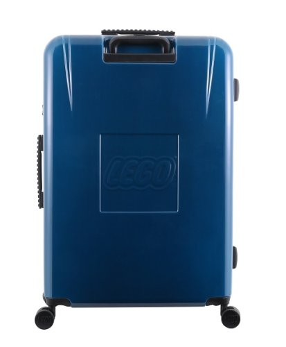 LEGO® Luggage ColourBox Minifigure Head 28\" - Azul-marinho