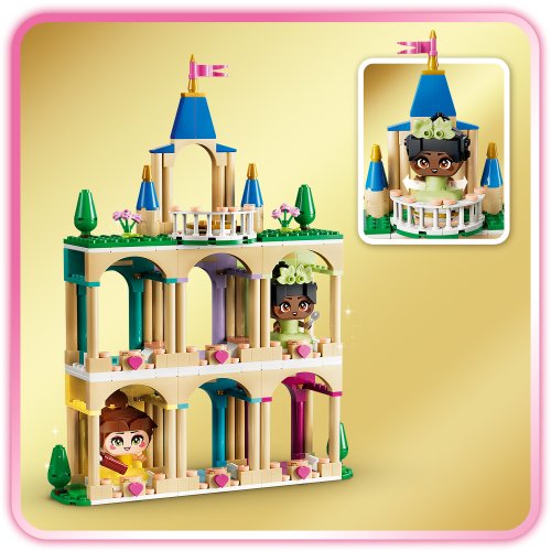 LEGO® Disney TM 43291 Mini Bela e Tiana com Castelo