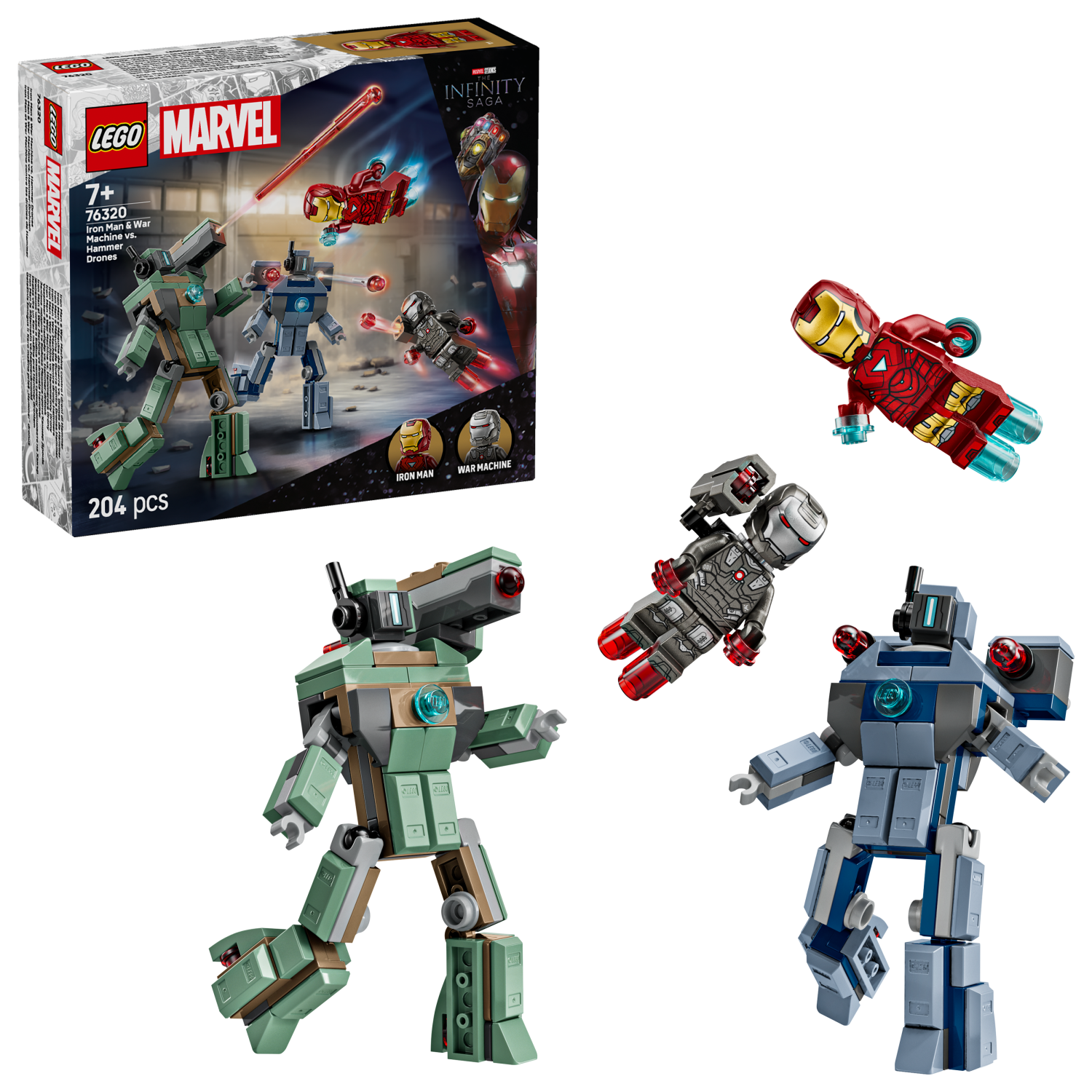 LEGO® Marvel 76320 Iron Man War Machine Hammer