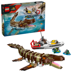 LEGO® Jurassic World 76974 Brick-Built Mosasaurus Boat Mission